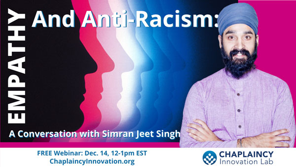 chaplaincy webinar promotion Simran Jeet Singh