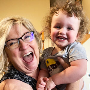 chaplain rev. Lori Niles and baby