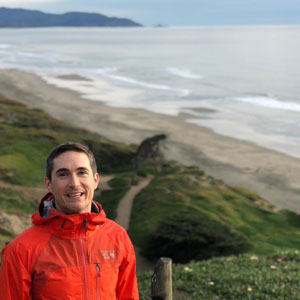Zac Willette chaplain at beach