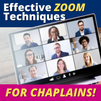 Frank Ferris chaplains webinar on effective zoom