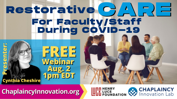 Restorative care webinar for chaplains