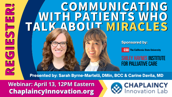 communicating with patients about miracles
