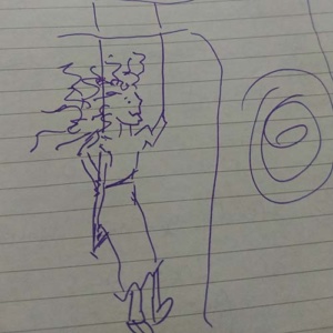 KOHN Blog Illustration Author's recollection of patient drawing. By permission of author.