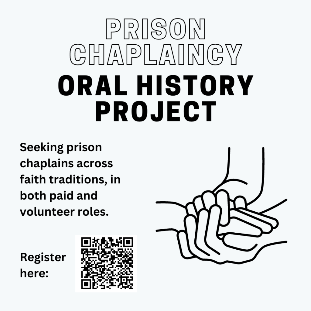 Prison chaplaincy oral history project