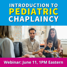 Pediatric chaplaincy webinar